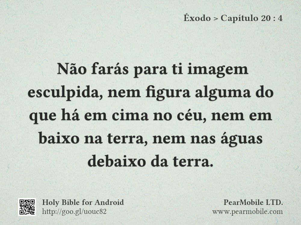Éxodo, Capítulo 20:4